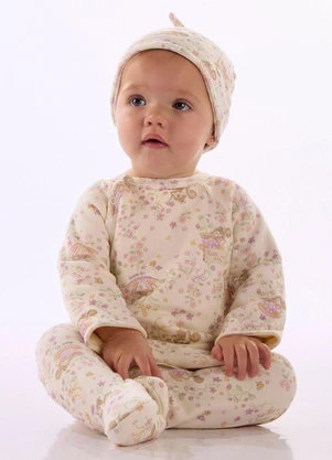 Up Baby - Gorro Suedine Estampa Digital Estampado - UP BABY