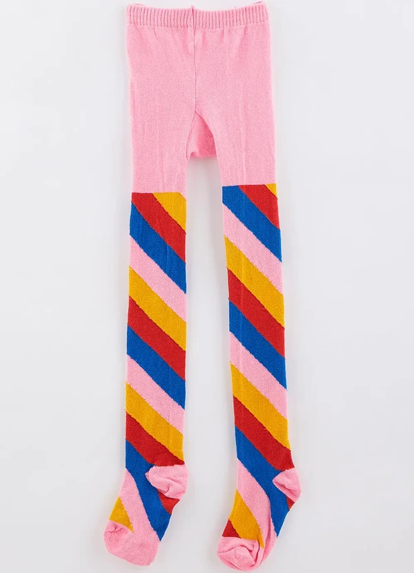 Fábula - Meia Calça de Menina Trip Rosa