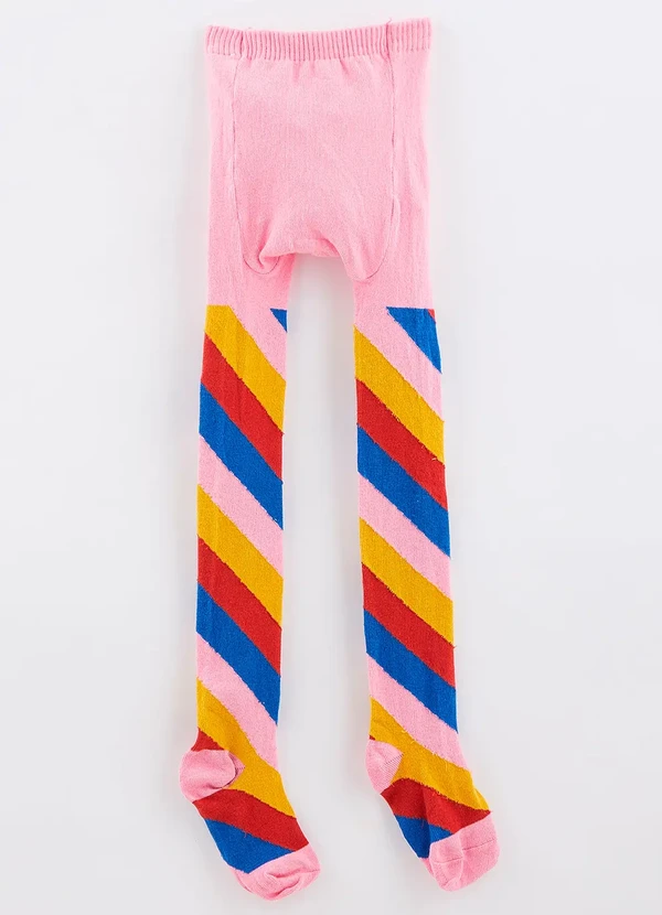 Fábula - Meia Calça de Menina Trip Rosa 2