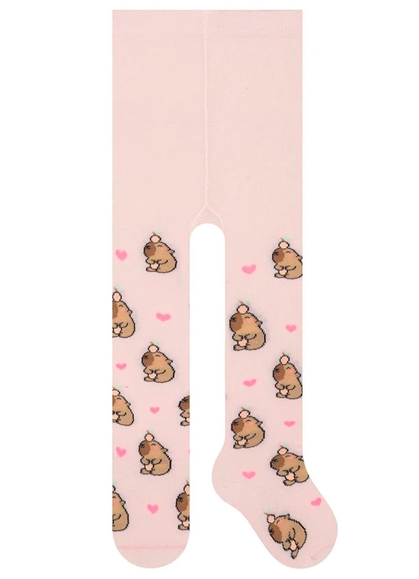 Rovitex - Meia Calça Infantil Rosa