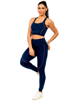 Cobertura - Legging Power Feminina Azul - COBERTURA