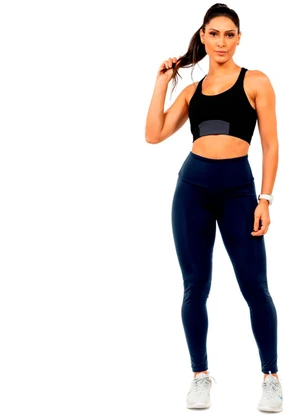 Cobertura - Legging Power Feminina Azul - COBERTURA