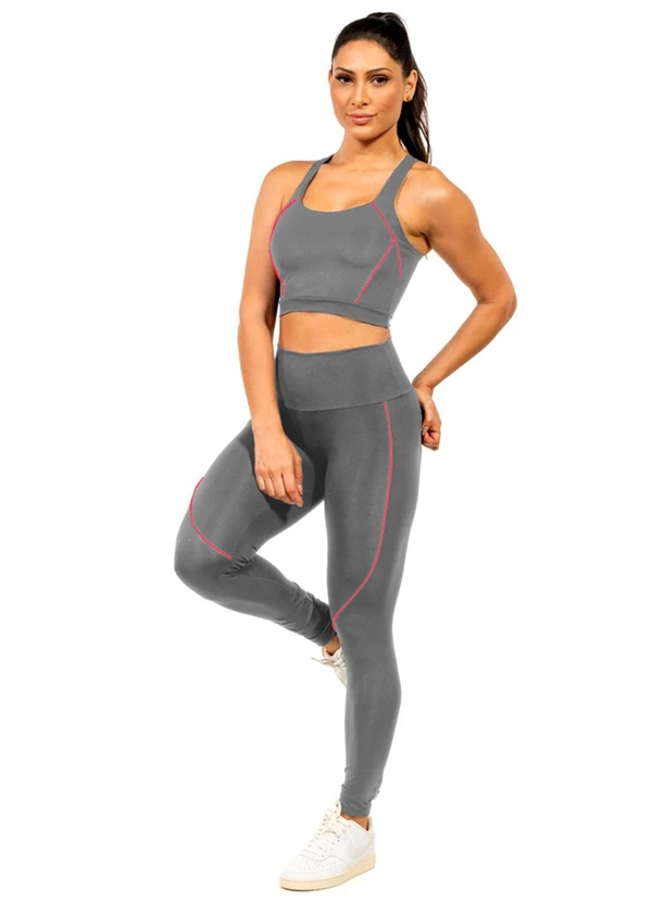 Cobertura - Legging Power Feminina Cinza 2