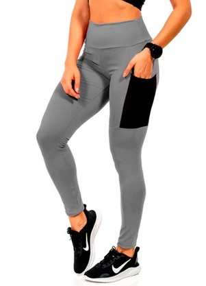 Cobertura - Legging Power Feminina Cinza - COBERTURA