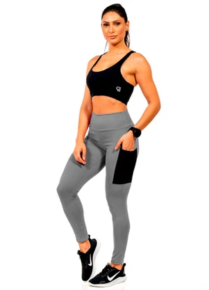 Cobertura - Legging Power Feminina Cinza - COBERTURA