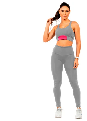 Cobertura - Legging Power Feminina Cinza - COBERTURA