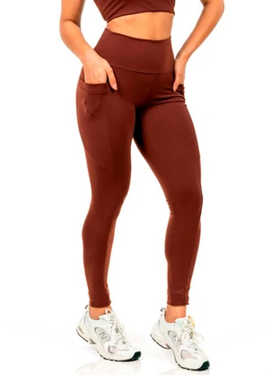 Cobertura - Legging Suplex Feminina Marrom - COBERTURA