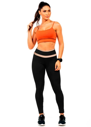 Cobertura - Legging Suplex Feminina Preto - COBERTURA