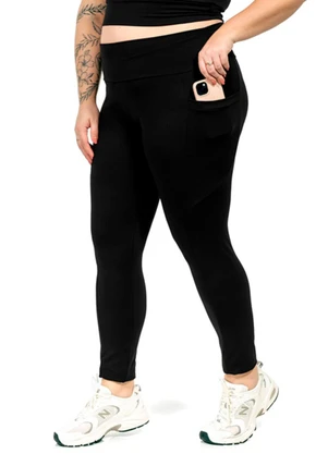 Cobertura - Legging Suplex Feminina Preto - COBERTURA
