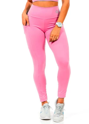 Cobertura - Legging Suplex Feminina Rosa  - COBERTURA
