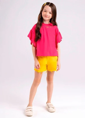 Bugbee - Blusa em Meia Malha Rosa - BUGBEE