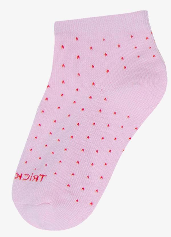 Trick Nick - Kit 3 pares de Meia Cano Curto Bege