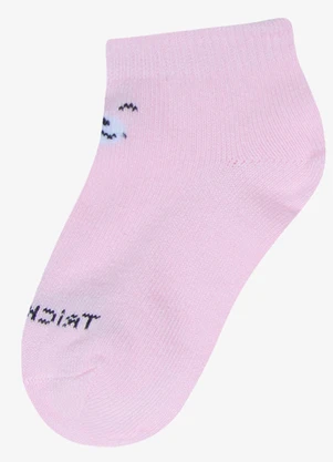 Trick Nick - Kit 3 pares de Meia Cano Curto Rosa - TRICK NICK