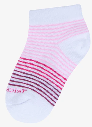 Trick Nick - Kit 3 pares de Meia Cano Curto Rosa - TRICK NICK