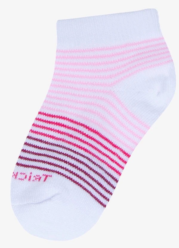 Trick Nick - Kit 3 pares de Meia Cano Curto Rosa 2