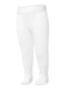 Trick Nick - Meia Calça Infantil Lisa Branco - variação: Branco