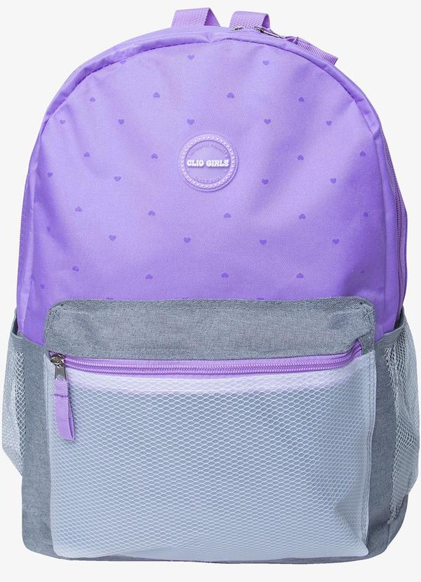 Rovitex - Mochila Feminina com Bolinhas Clio Roxo