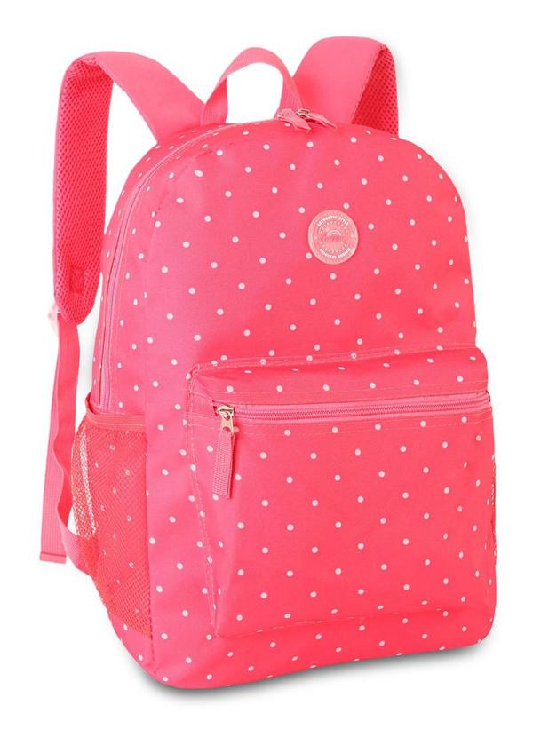 Rovitex - Mochila Feminina Estampada Rosa