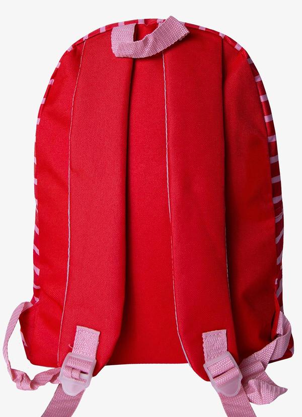 Rovitex - Mochila Feminina Listrada Vermelho 3