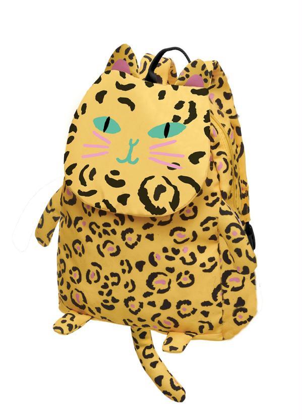 Zumzum - Mochila Infantil Estampa de Onça Amarela