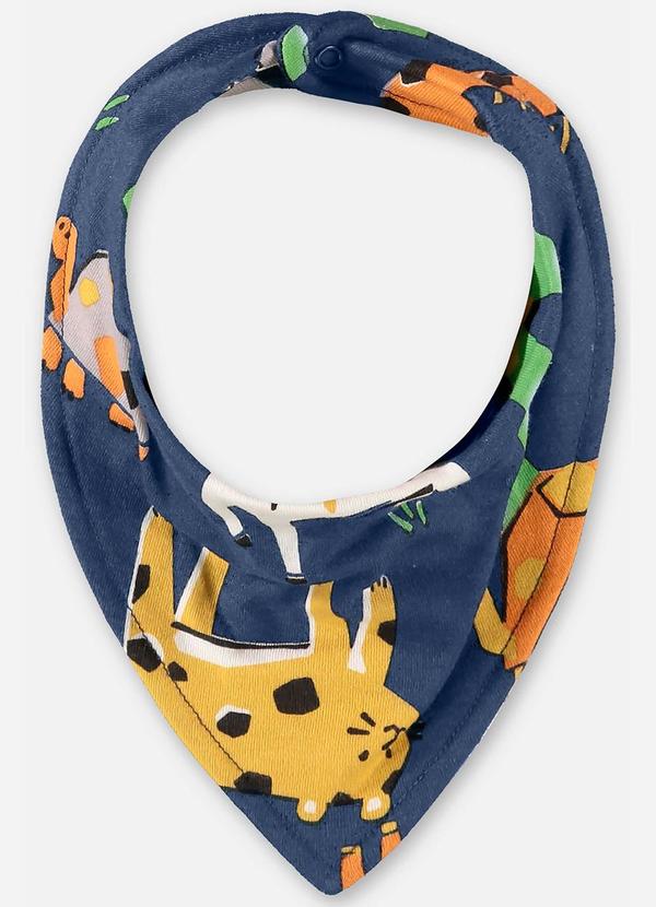 Up Baby - Babador Bandana Dupla Face Azul