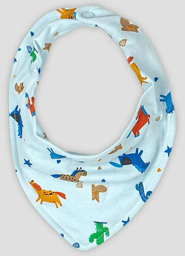 Up Baby - Babador Bandana para Bebê Menino Up Baby Azul