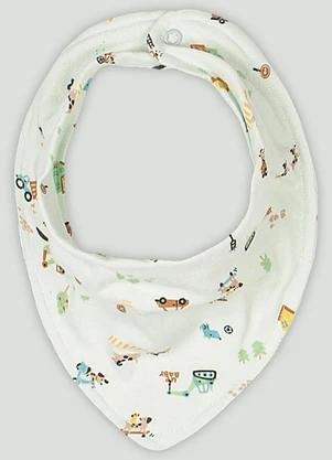 Babador Bandana para Bebê Menino Up Baby Verde - UP BABY