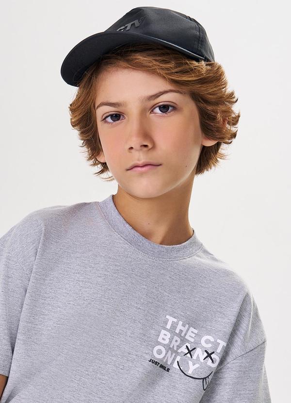 Catavento - Boné Juvenil Menino Aba Curva Ctv Preto