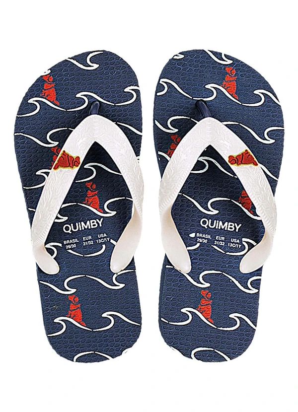 Quimby - Chinelo Ondas Infantil Masculino Quimby Azul