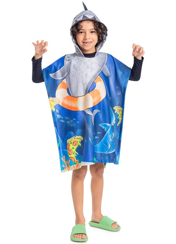 Quimby - Toalha de Praia Infantil para Menino Azul