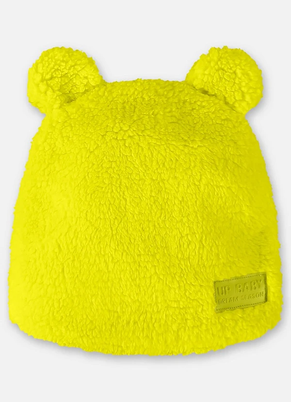 Up Baby - Touca Unissex para Bebê Amarelo