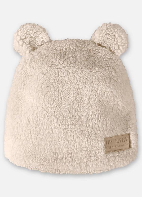 Up Baby - Touca Unissex para Bebê Bege