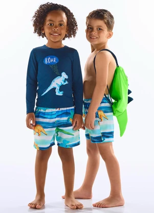 Up Baby - Mochila Dino Infantil Masculina Verde - UP BABY
