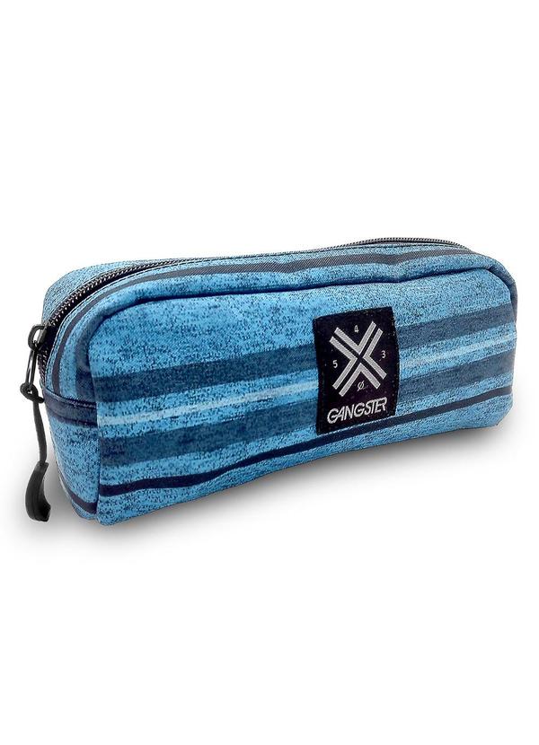 Rovitex - Estojo Escolar Estampado Azul