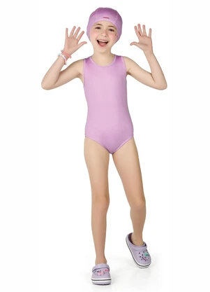 Marlan - Gorro Infantil Unissex para Natação Roxo - MARLAN