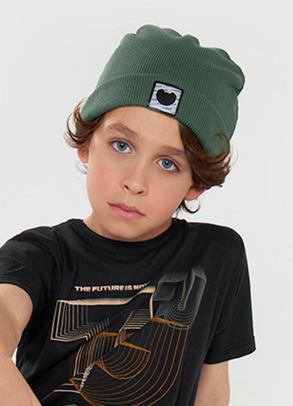 Tigor T Tigre - Gorro Tricô Masculino Infantil Verde