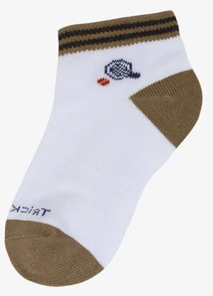 Trick Nick - Kit 3 pares de Meia Cano Curto Azul - TRICK NICK