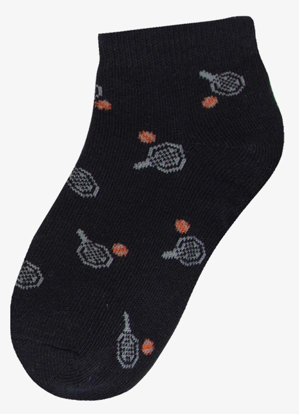 Trick Nick - Kit 3 pares de Meia Cano Curto Azul 3