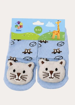 Dukali - Kit 3 Sapatinho Meia Bebe Masculino Multicores - DUKALI