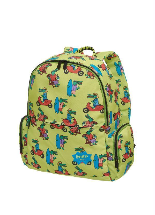 Zumzum - Mochila Infantil Estampa Jacaré de Boas Verde