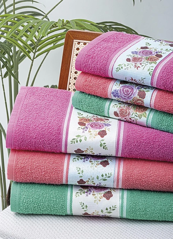 Lar e Lazer - Jogo de Toalha Banho Salmão 2 Peças 3