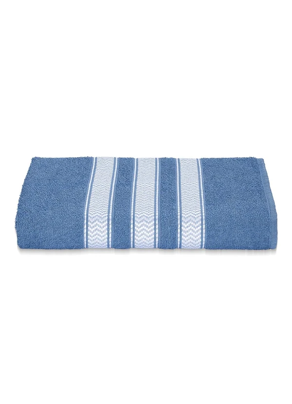 Lar e Lazer - Jogo de Toalha Safira Azul Jeans 2 Peças 1