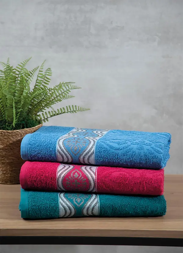 Lar e Lazer - Jogo de Toalhas Azul 2 Peças 2