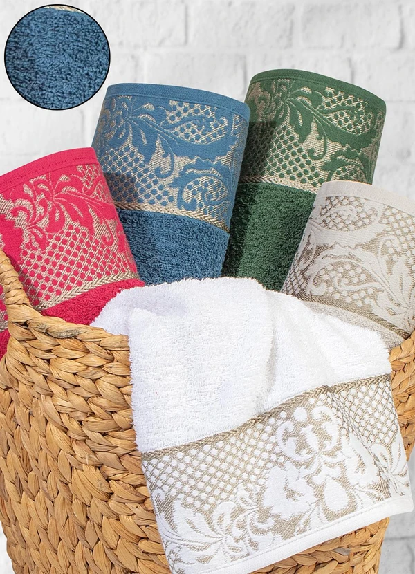 Lar e Lazer - Jogo de Toalhas Azul 2 Peças