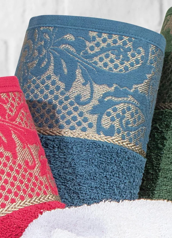 Lar e Lazer - Jogo de Toalhas Azul 2 Peças 2