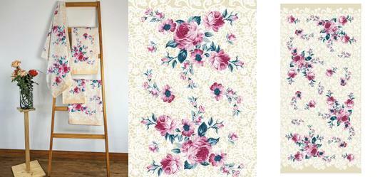 Jogo de Toalhas Floral 2 Pe�as