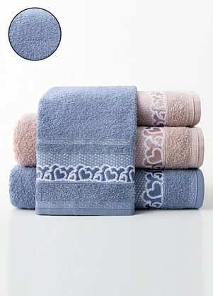 Lar e Lazer - Jogo de Toalhas Francia 2 Peças - LAR E LAZER