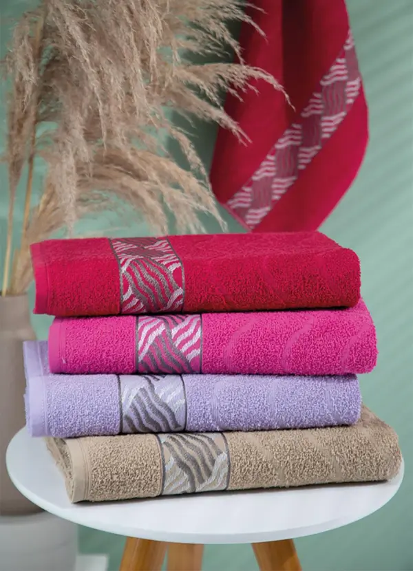 Lar e Lazer - Jogo de Toalhas Lilás 2 Peças 2