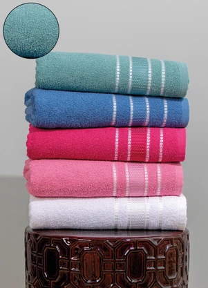 Lar e Lazer - Jogo de Toalhas Lizzie Mar Mediterrâneo 2 Peças - LAR E LAZER