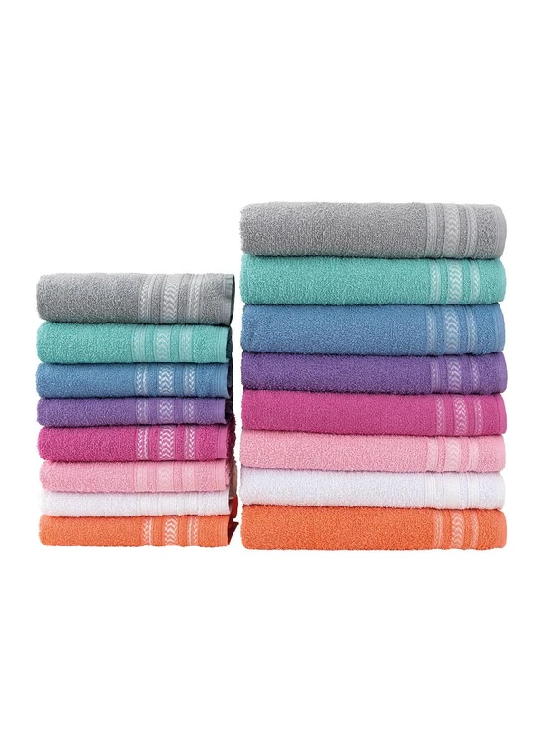 Lar e Lazer - Jogo de Toalhas Nápoles Cinza 2 Peças 3